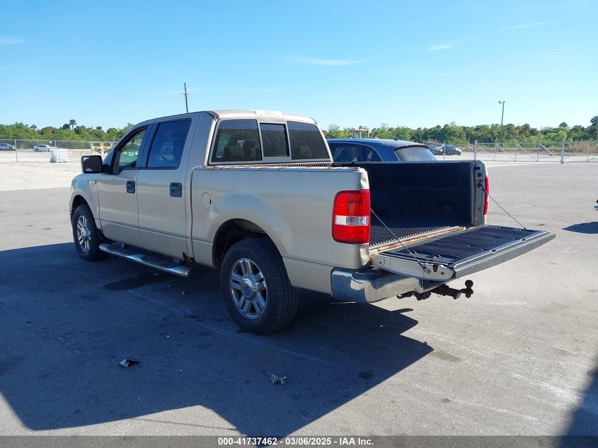2008 FORD F150 XLT CREW CAB VIN: 1FTPW12V68FB88382