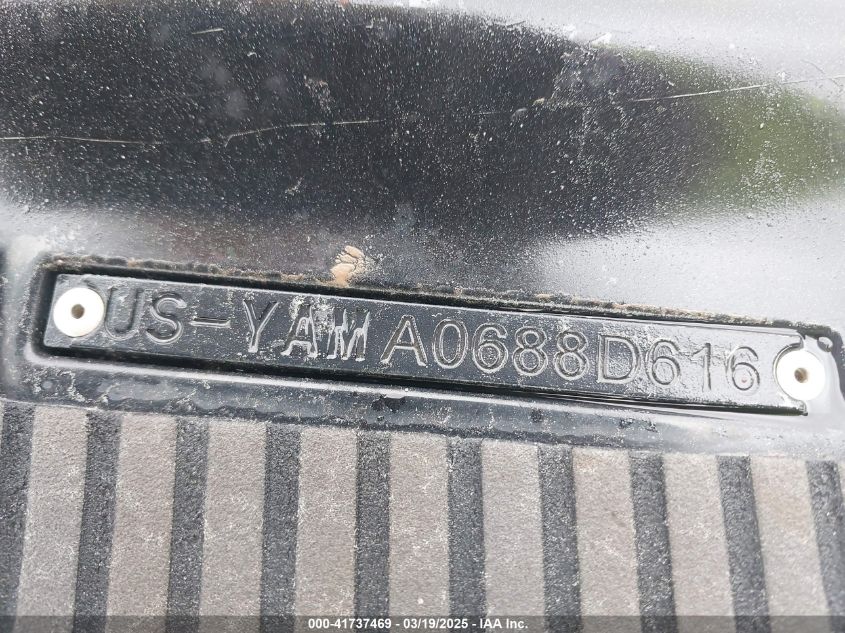 2016 Yamaha Fxho VIN: 00000YAMA0688D616 Lot: 41737469