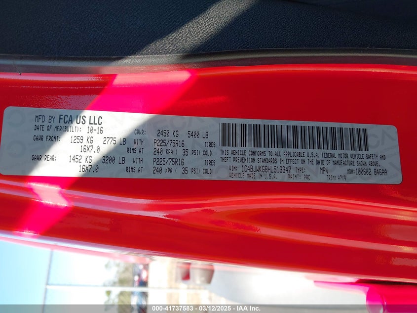 2017 JEEP WRANGLER UNLIMITED SPORT RHD 4X4 - 1C4BJWKG8HL513347