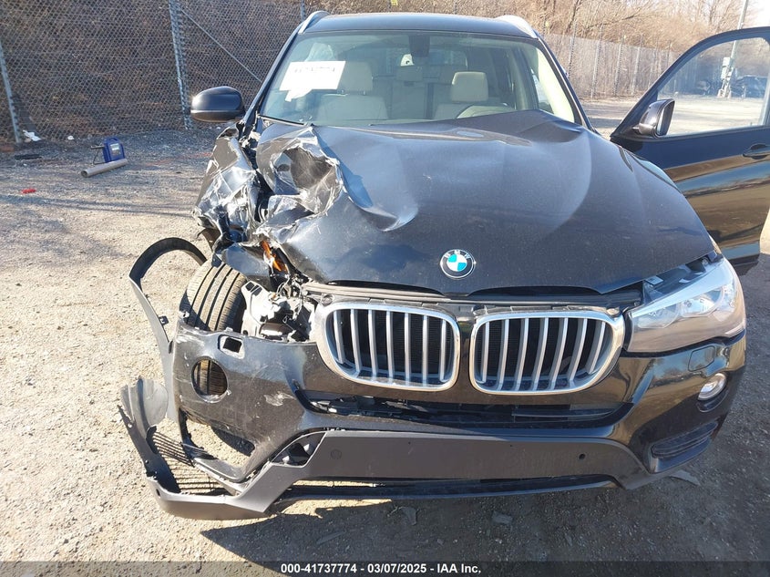 2016 BMW X3 xDrive28I VIN: 5UXWX9C56G0D70883 Lot: 41737774