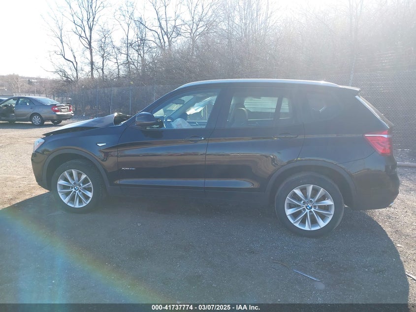 2016 BMW X3 xDrive28I VIN: 5UXWX9C56G0D70883 Lot: 41737774