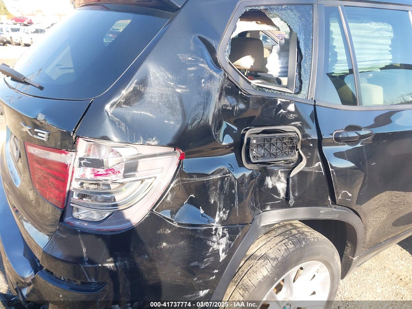 2016 BMW X3 xDrive28I VIN: 5UXWX9C56G0D70883 Lot: 41737774