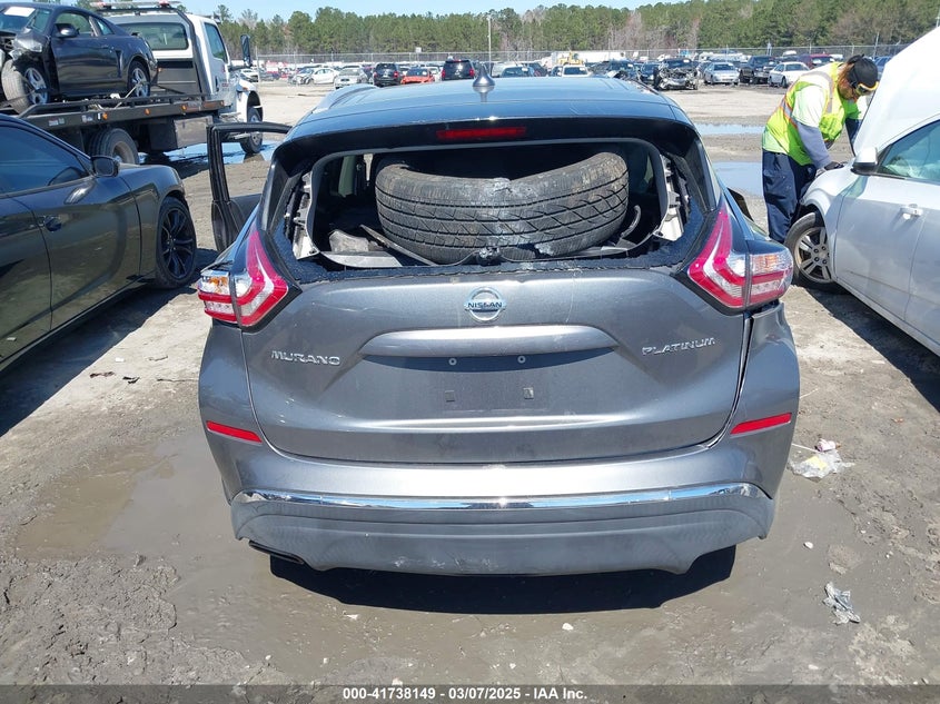 2016 Nissan Murano Platinum VIN: 5N1AZ2MG0GN158067 Lot: 41738149