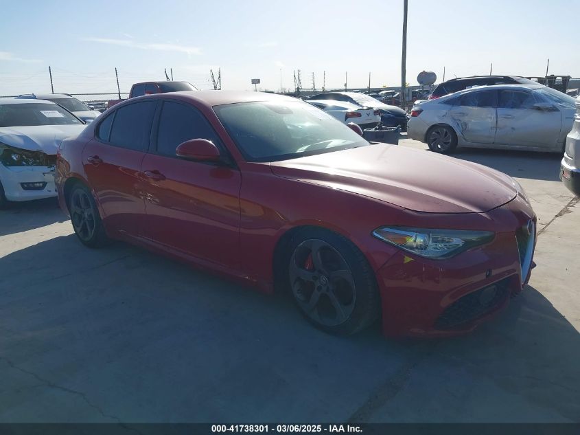 2018 Alfa Romeo Giulia Rwd VIN: ZARFAEBN8J7567620 Lot: 41738301
