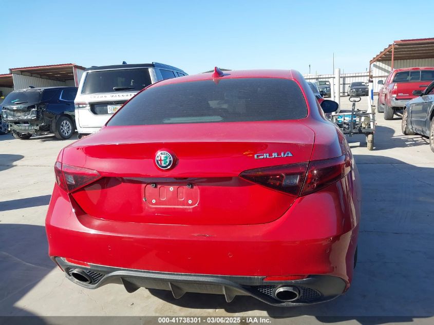 2018 Alfa Romeo Giulia Rwd VIN: ZARFAEBN8J7567620 Lot: 41738301