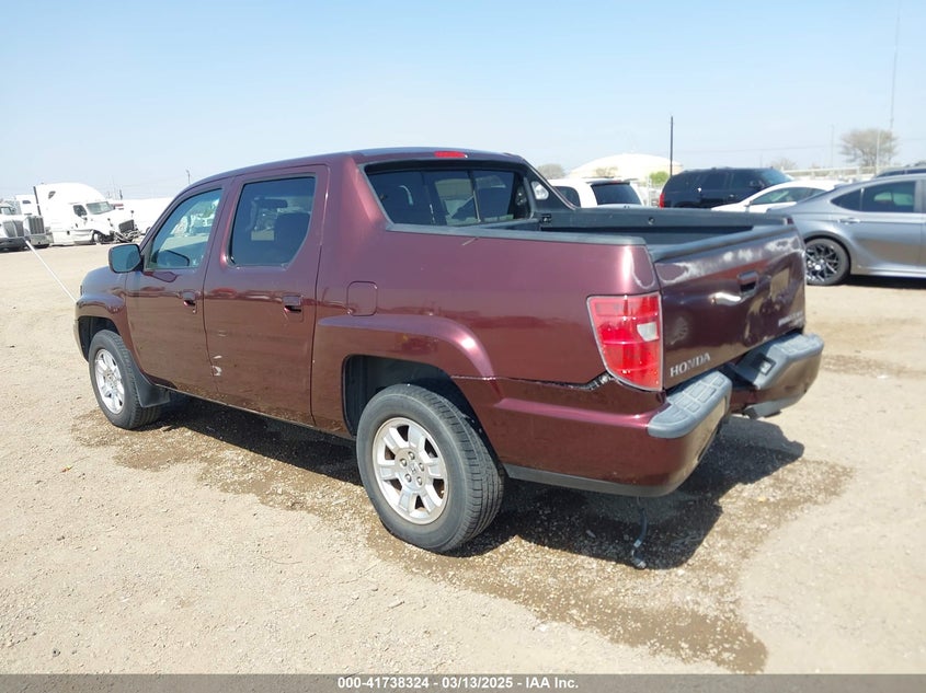 2009 HONDA RIDGELINE VIN: 5FPYK16479B102236