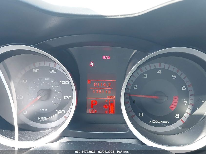 2008 Mitsubishi Lancer Gts VIN: JA3AU86U98U040291 Lot: 41738936