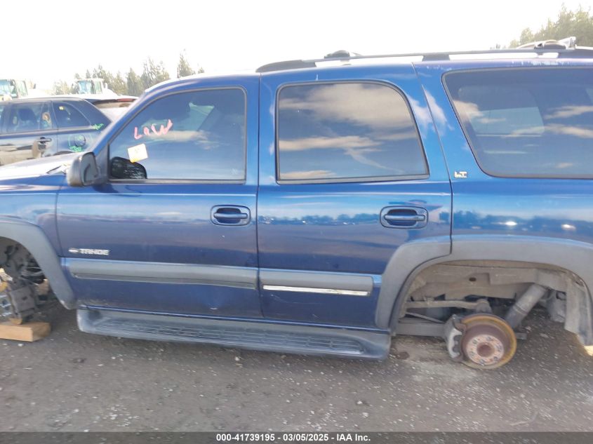 2002 Chevrolet Tahoe Lt VIN: 1GNEC13Z82R181027 Lot: 41739195