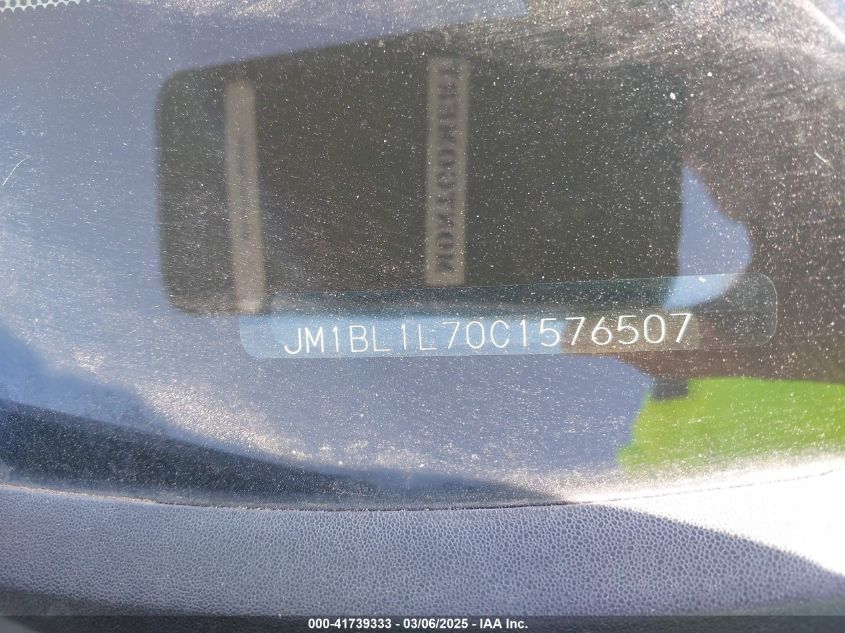 2012 Mazda Mazda3 I Touring VIN: JM1BL1L70C1576507 Lot: 41739333