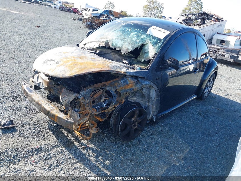 2000 Volkswagen New Beetle Gls black hatchback gasoline 3VWCC21CXYM496228 photo #3