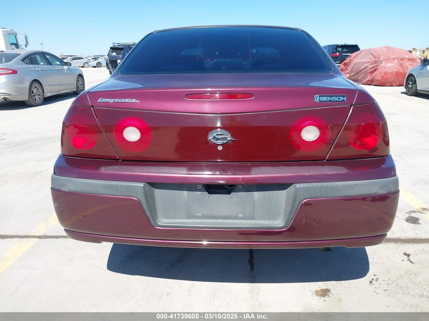 2004 Chevrolet Impala VIN: 2G1WF52E849185420 Lot: 41739605