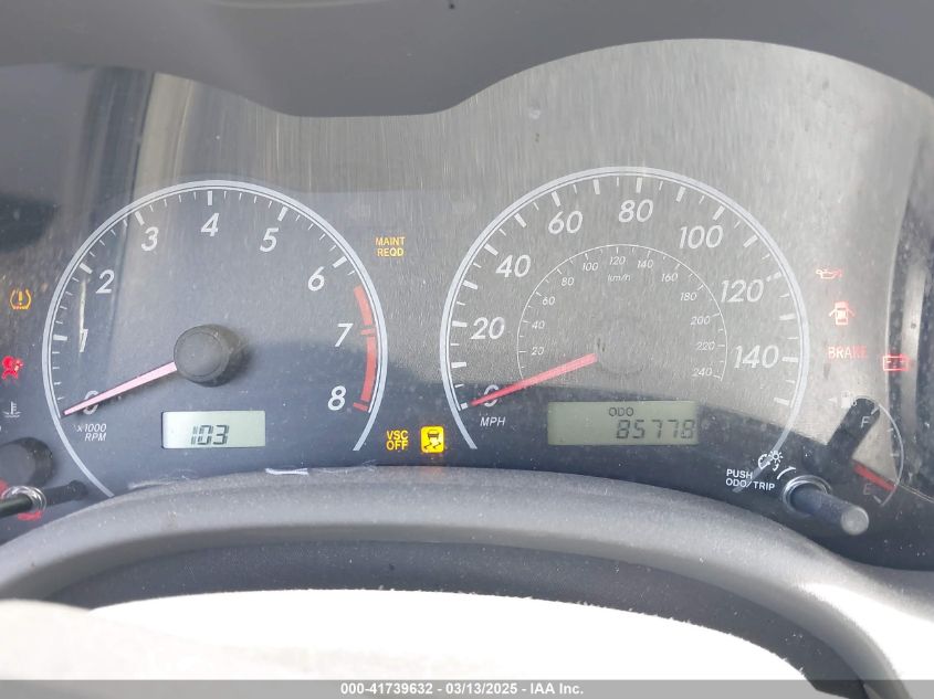 2009 Toyota Corolla Le VIN: 2T1BU40E49C135288 Lot: 41739632