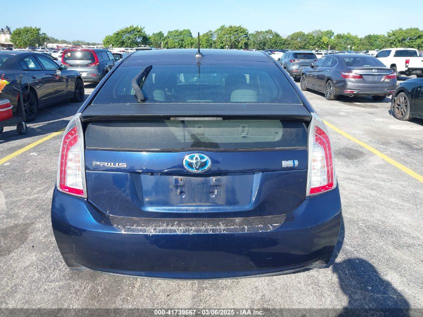 2012 Toyota Prius Three VIN: JTDKN3DU4C1543794 Lot: 41739667