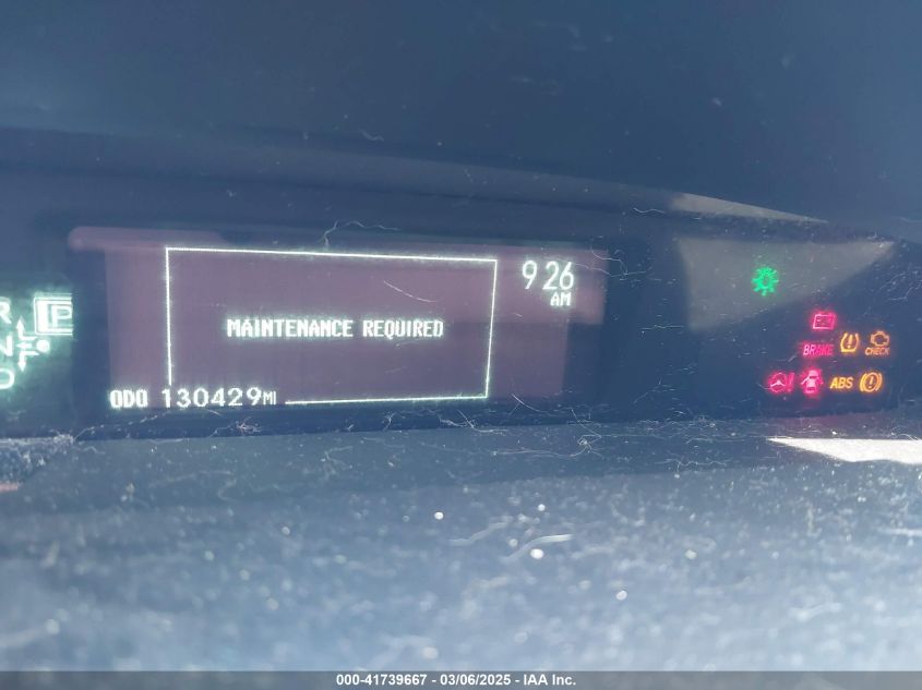 2012 Toyota Prius Three VIN: JTDKN3DU4C1543794 Lot: 41739667