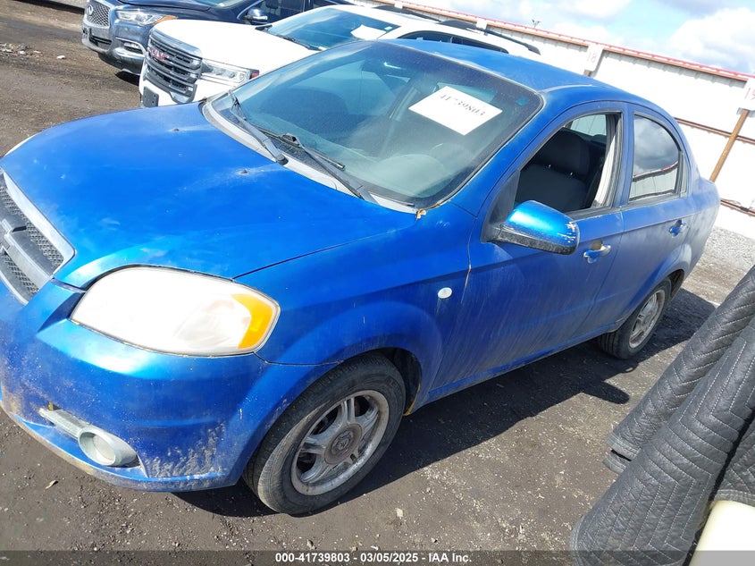 2008 CHEVROLET AVEO VIN: KL1TD566X8B259886