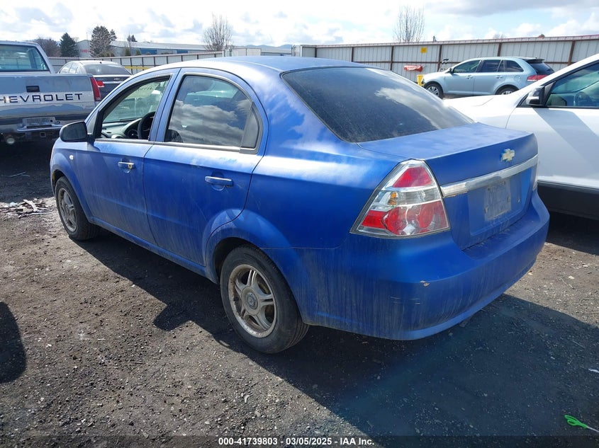 2008 CHEVROLET AVEO VIN: KL1TD566X8B259886