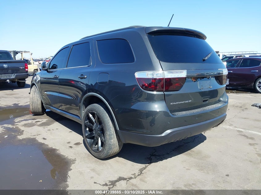 2011 DODGE DURANGO VIN: 1D4RD4GG6BC730439