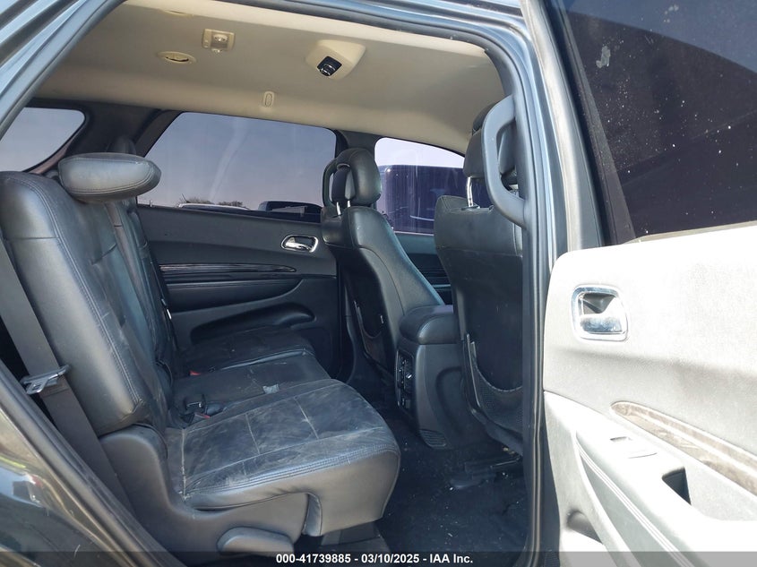 2011 DODGE DURANGO VIN: 1D4RD4GG6BC730439