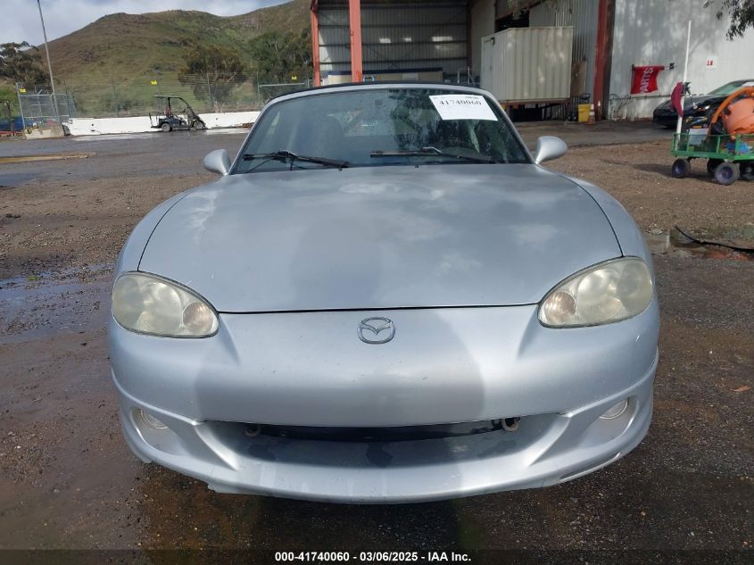 2002 Mazda Mx-5 Miata Cloth/Ls/Se VIN: JM1NB353X20223041 Lot: 41740060