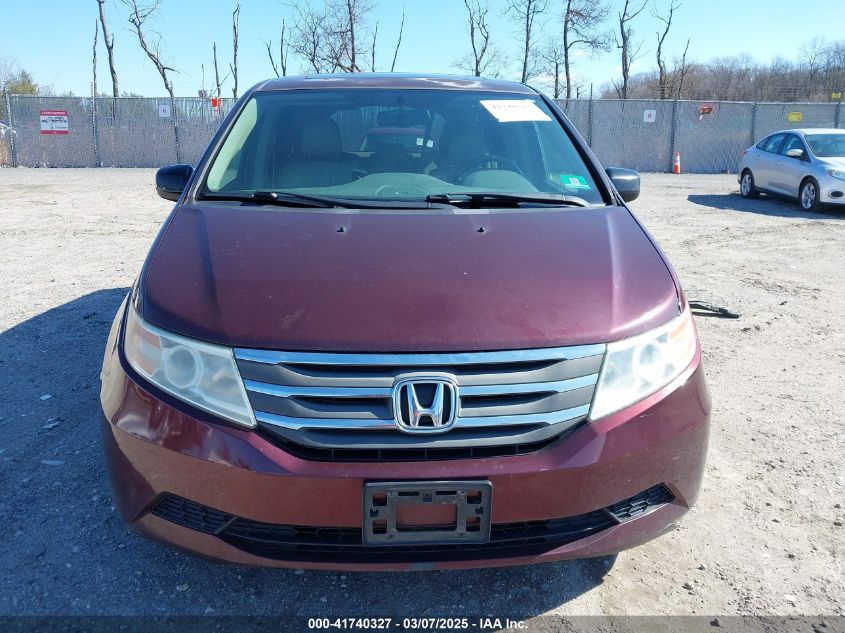 2011 Honda Odyssey Ex-L VIN: 5FNRL5H60BB016613 Lot: 41740327