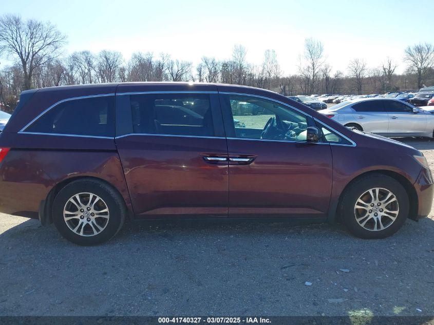 2011 Honda Odyssey Ex-L VIN: 5FNRL5H60BB016613 Lot: 41740327