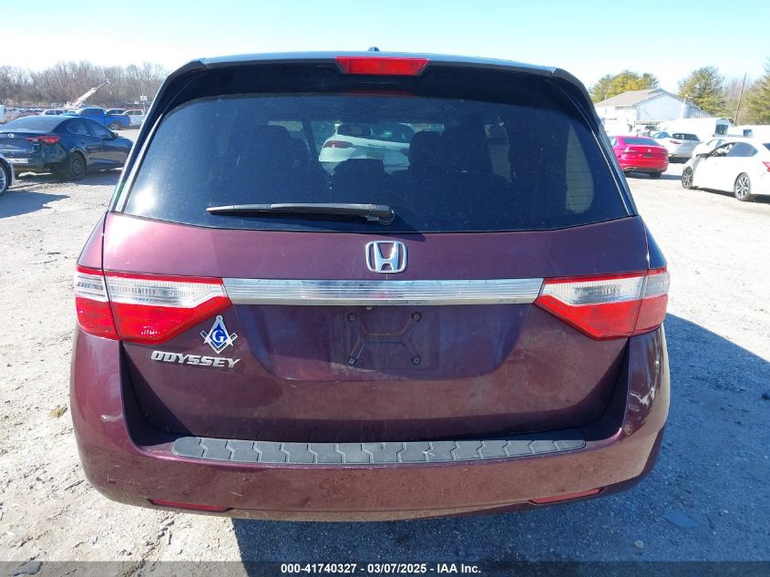 2011 Honda Odyssey Ex-L VIN: 5FNRL5H60BB016613 Lot: 41740327