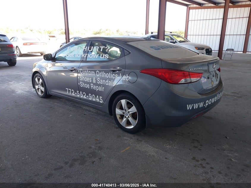 2013 HYUNDAI ELANTRA VIN: 5NPDH4AE7DH297711