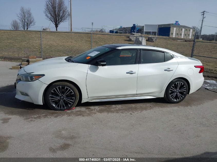 2016 Nissan Maxima 3.5 Platinum VIN: 1N4AA6AP5GC397980 Lot: 41740531