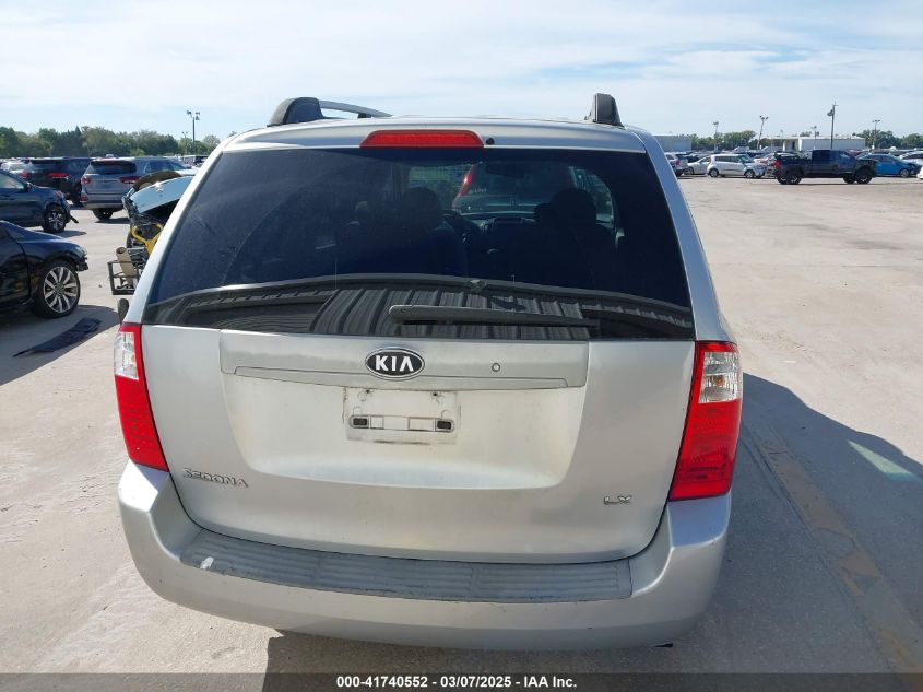 2008 Kia Sedona Lx VIN: KNDMB233586221213 Lot: 41740552