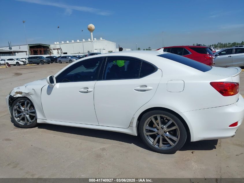 2008 Lexus Is 250 VIN: JTHBK262985057365 Lot: 41740927