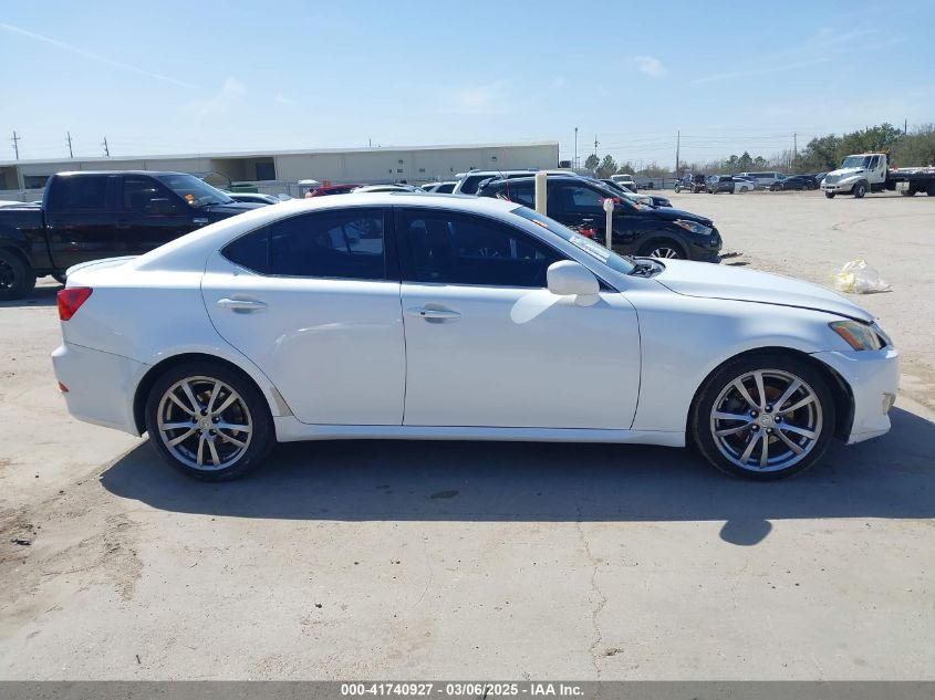 2008 Lexus Is 250 VIN: JTHBK262985057365 Lot: 41740927