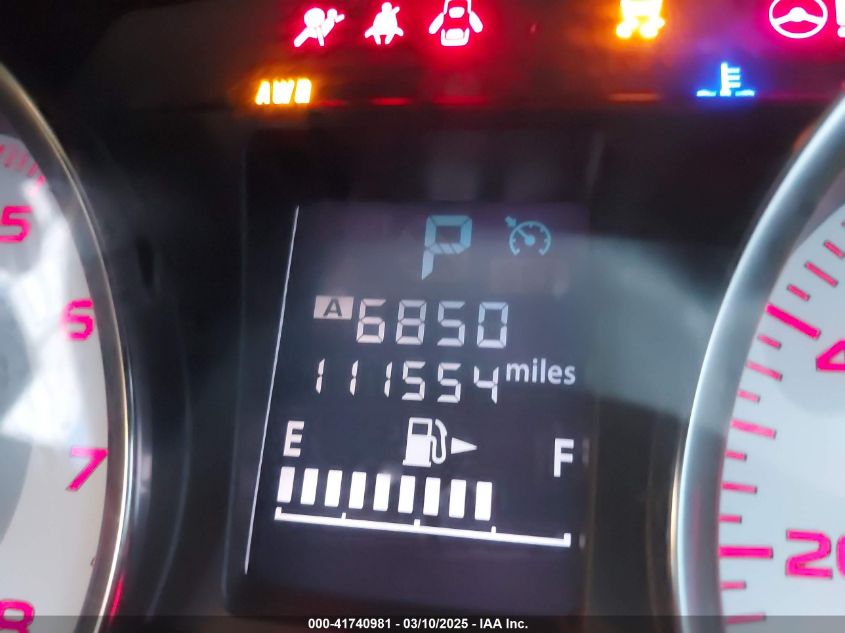 2013 Subaru Impreza 2.0I Sport Limited VIN: JF1GPAU6XD2801209 Lot: 41740981