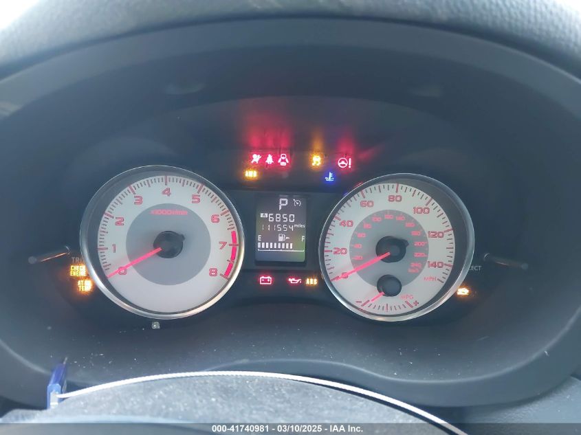 2013 Subaru Impreza 2.0I Sport Limited VIN: JF1GPAU6XD2801209 Lot: 41740981