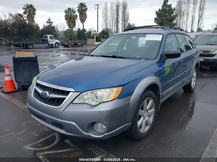 2008 SUBARU OUTBACK VIN: 4S4BP61C787300441