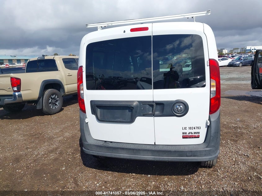 2016 RAM PROMASTER CITY TRADESMAN ZFBERFAT4G6B08951