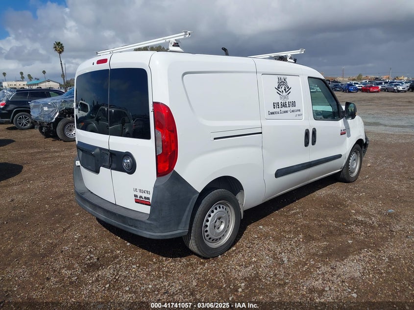 2016 RAM PROMASTER CITY TRADESMAN ZFBERFAT4G6B08951
