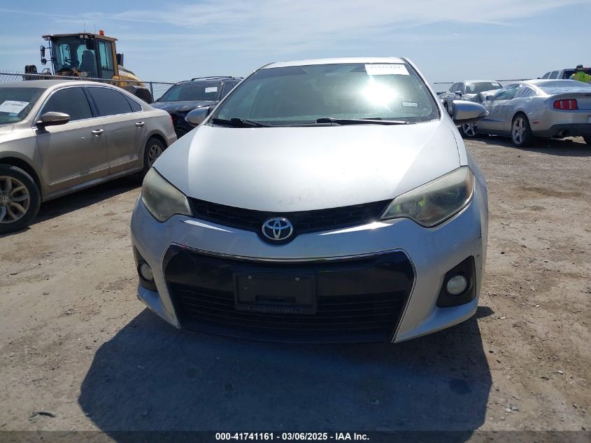 2015 Toyota Corolla S Plus VIN: 5YFBURHE3FP223343 Lot: 41741161