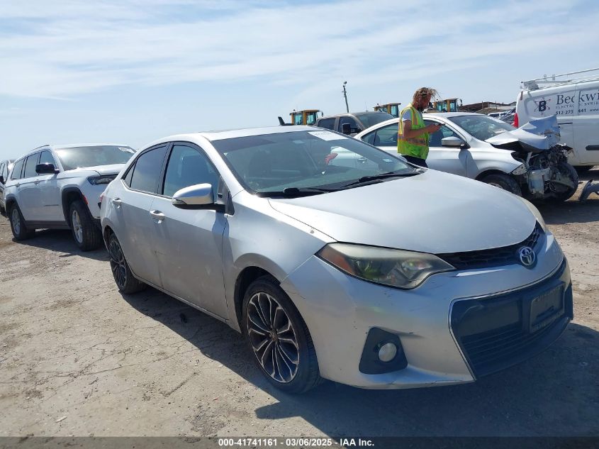 2015 Toyota Corolla S Plus VIN: 5YFBURHE3FP223343 Lot: 41741161