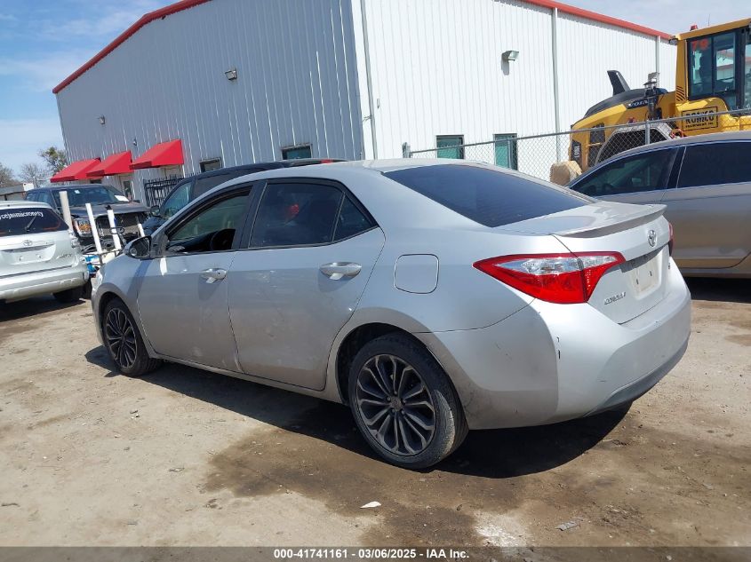 2015 Toyota Corolla S Plus VIN: 5YFBURHE3FP223343 Lot: 41741161