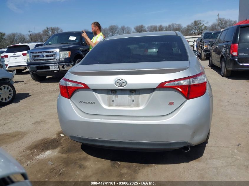 2015 Toyota Corolla S Plus VIN: 5YFBURHE3FP223343 Lot: 41741161