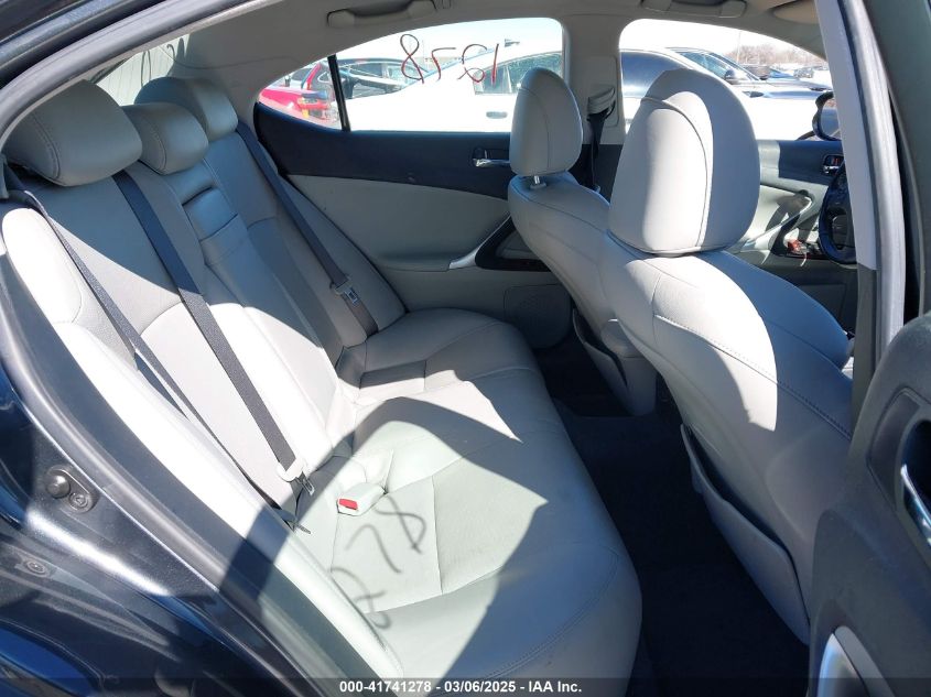 2007 Lexus Is 250 VIN: JTHCK262X75010574 Lot: 41741278