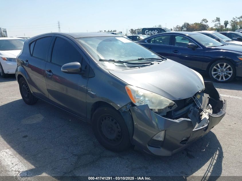 2013 Toyota Prius C Two VIN: JTDKDTB37D1548891 Lot: 41741291