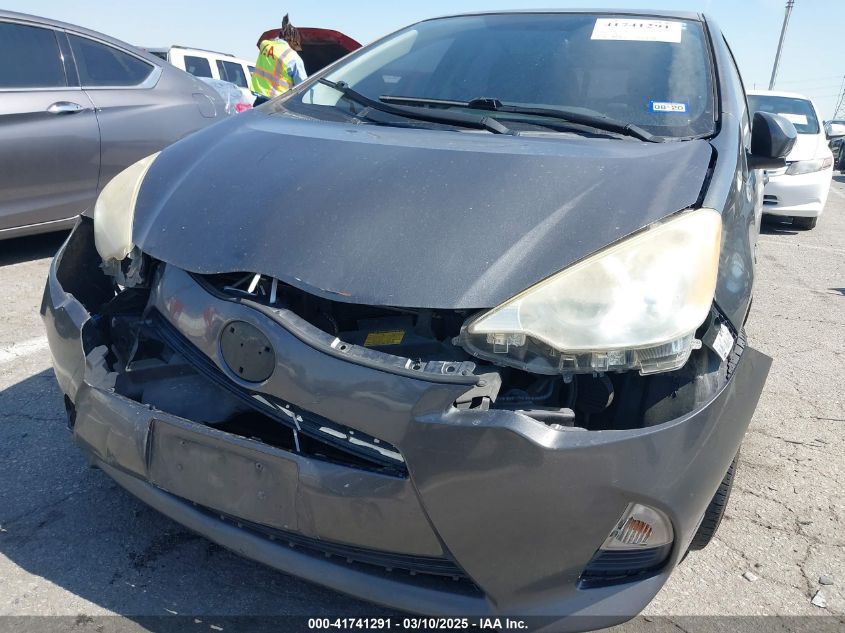 2013 Toyota Prius C Two VIN: JTDKDTB37D1548891 Lot: 41741291