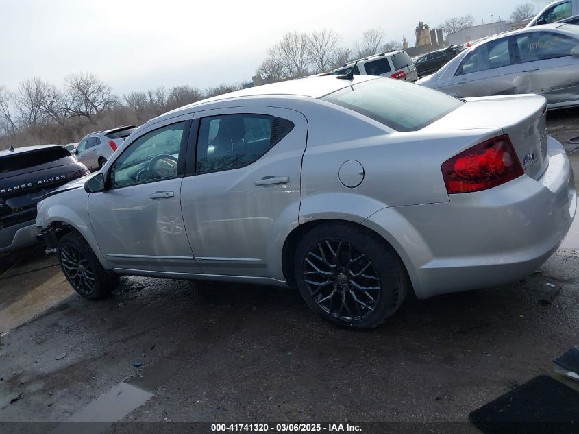 2012 Dodge Avenger Se VIN: 1C3CDZAG5CN269835 Lot: 41741320