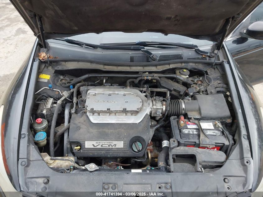 2008 Honda Accord 3.5 Ex-L VIN: 1HGCP36858A073802 Lot: 41741394