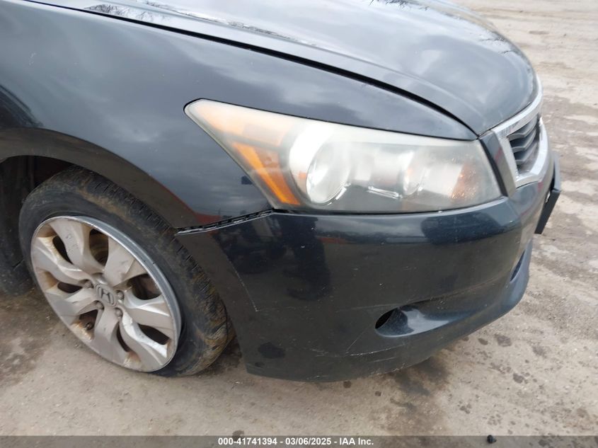 2008 Honda Accord 3.5 Ex-L VIN: 1HGCP36858A073802 Lot: 41741394