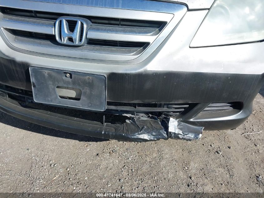 2006 Honda Odyssey Ex-L VIN: 5FNRL38756B037816 Lot: 41741647