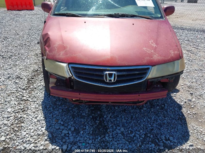 2002 Honda Odyssey Ex VIN: 5FNRL18602B045781 Lot: 41741740