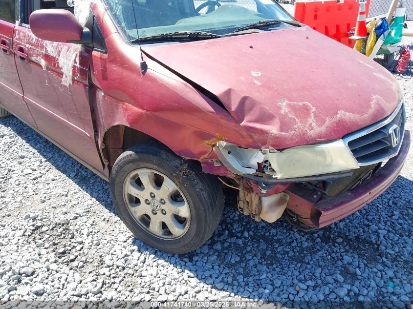 2002 Honda Odyssey Ex VIN: 5FNRL18602B045781 Lot: 41741740