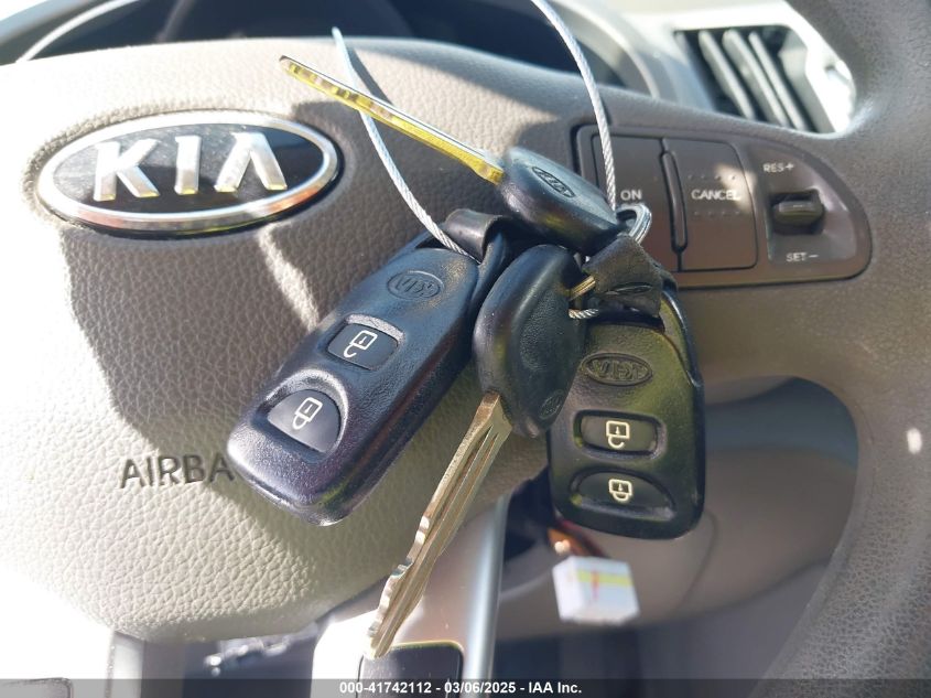 2011 Kia Sportage Lx VIN: KNDPB3A25B7014464 Lot: 41742112